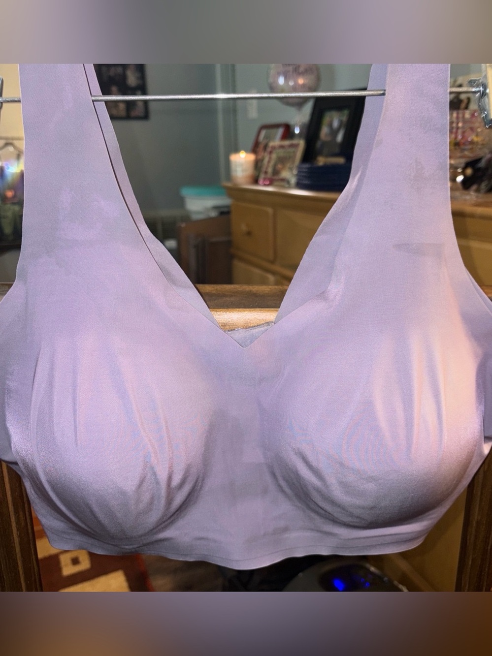 Feather bra 2x purple